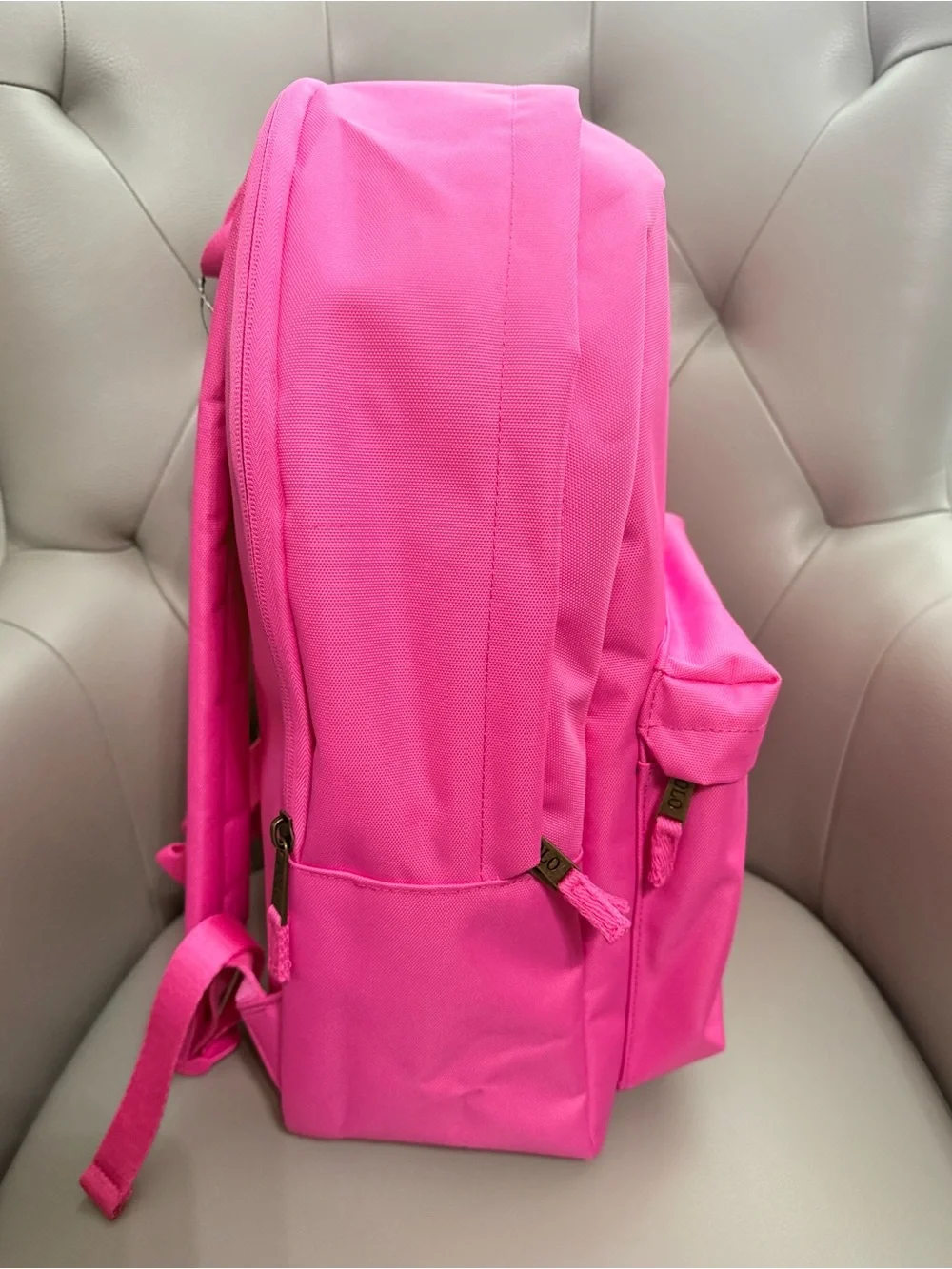 Polo Ralph Lauren Bear Baja Pink School College Travel Bagpack 17.75”H